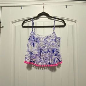 Lilly Pulitzer shorts and cropped tank set